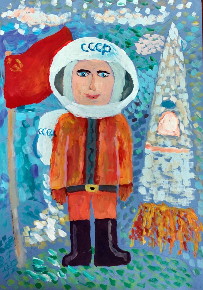 Юрий Гагарин перед полётом