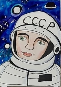 Портрет Ю.А. Гагарина